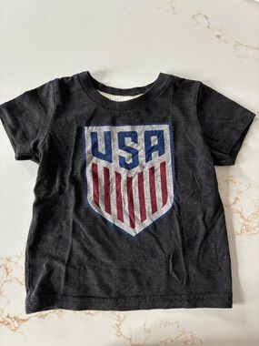HOMAGE Grey Youth USA crest soccertee (USMNT)
